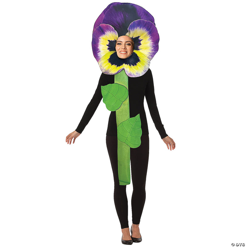 Blooming Purple Pansy Costume | Costume-shop.com - image 1