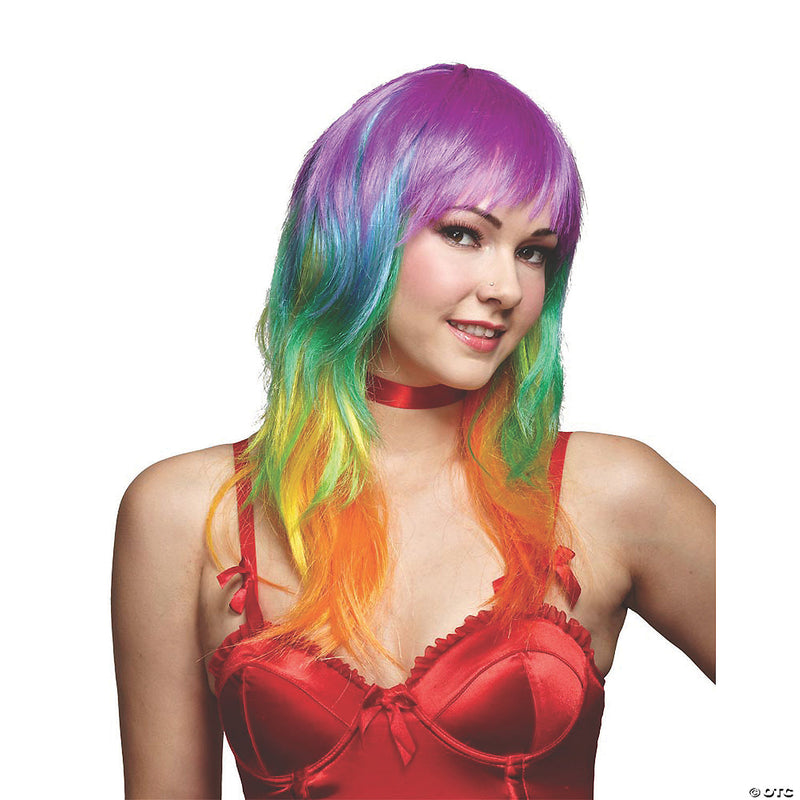 Rainbow Multicolor Wig - image 1