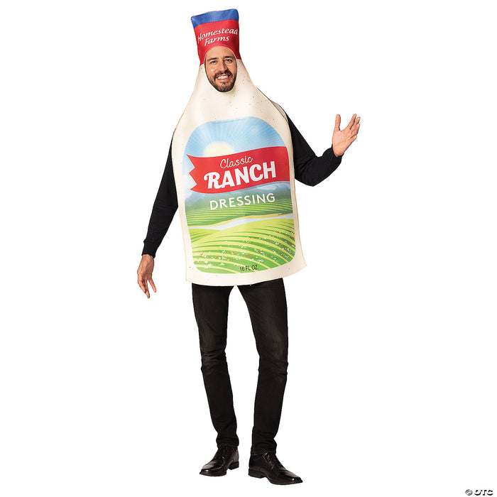 Ranch Dressing Bottle Adult Costume - Pour on the Fun! 🥗🎉