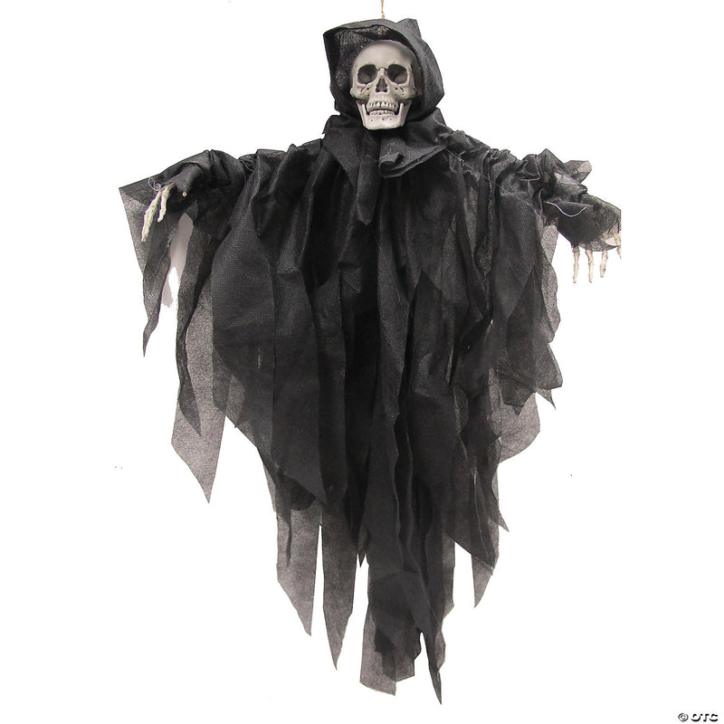 29.5" Hanging Skeleton Black Reaper Decoration - image 1