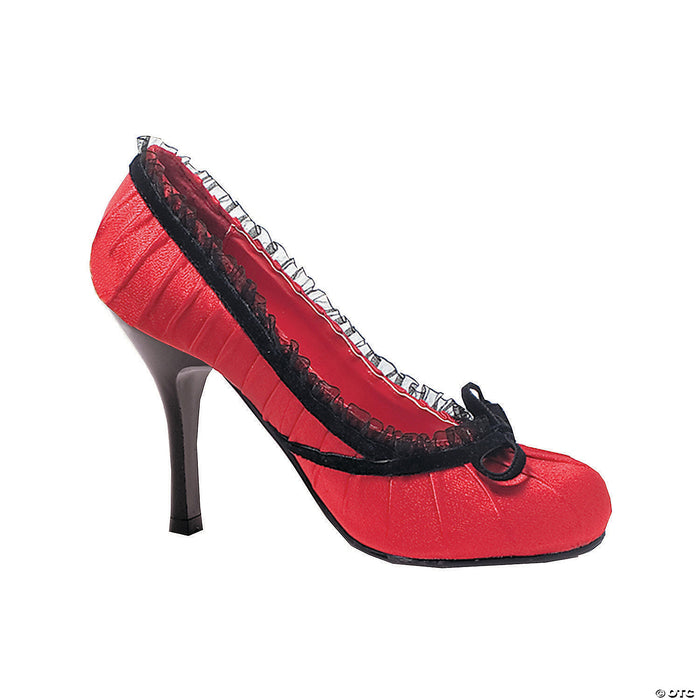 Red Doll High Heel Shoes - Size 7