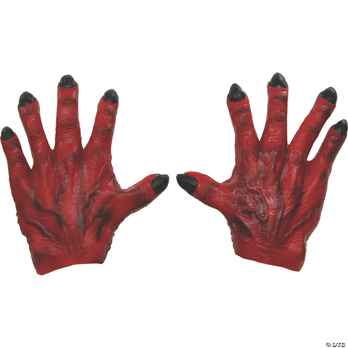 Red Latex Monster Hands