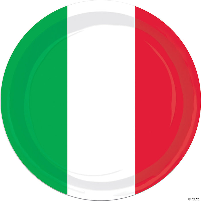 Red, White And Green Plates