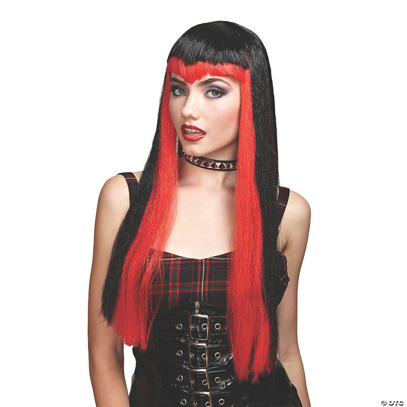 Undertone Vampire Wig Black/Red - image 1