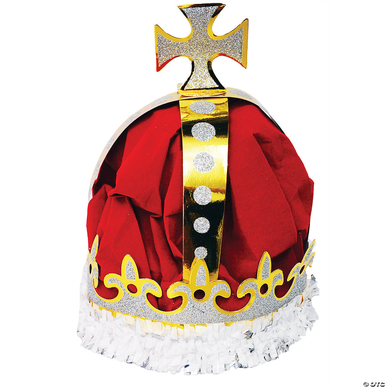 Regal Queen Paper Crown - BLUE - image 2