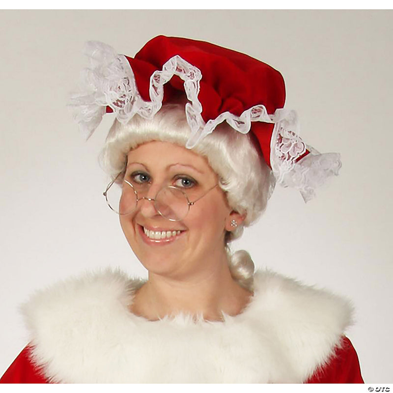 Regal Red Mrs. Claus Mop Hat - image 1