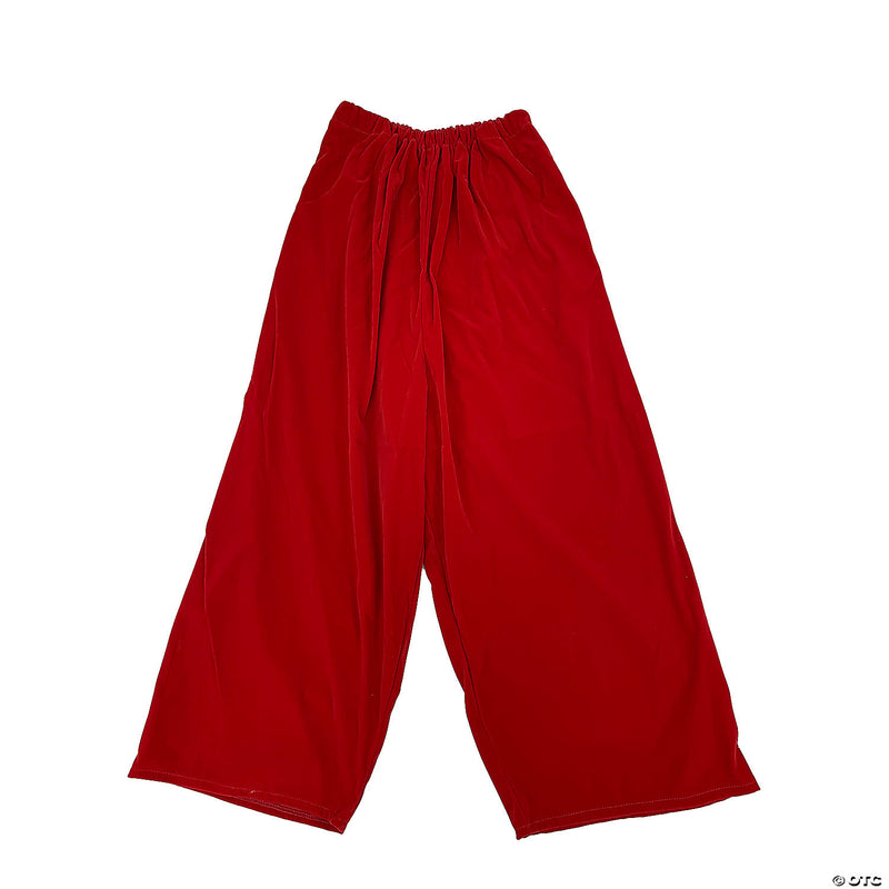 Regal Red Velvet Santa Pants - LG - image 1