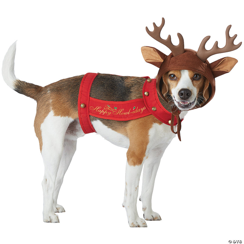 Reindeer Dog Costume - LARGE - image 1