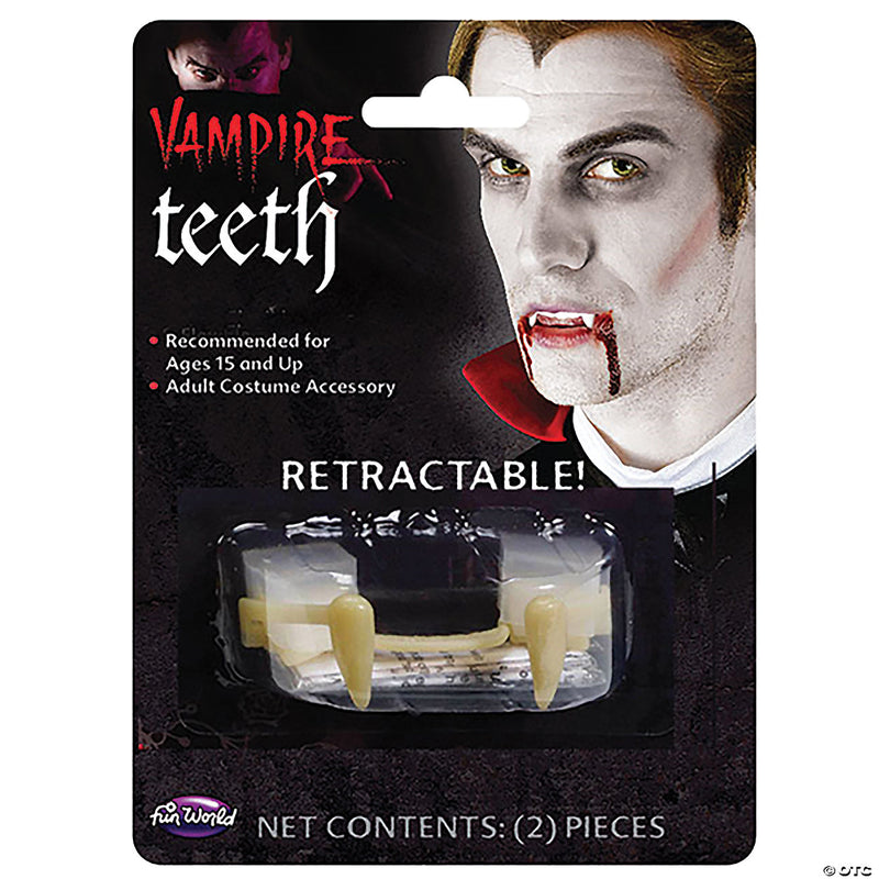 Retractable Vampire Teeth - Adult | Costume-Shop.com - image 1