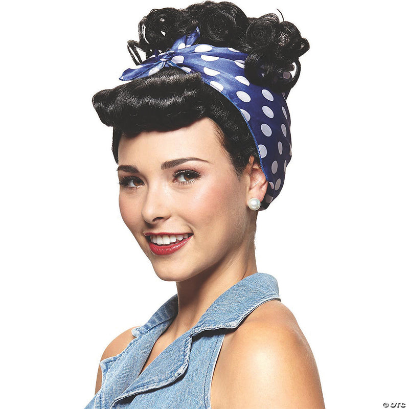 Riveter Wig for Women - Black - BLACK - image 1