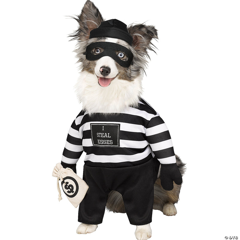 Robber Pup Dog Costume - LARGE - image 1