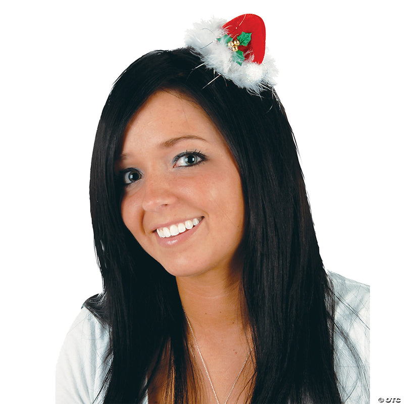 Santa Hat Hair Clip | Costume-Shop.com - image 1