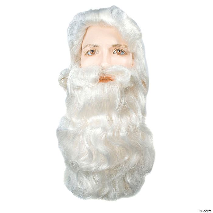 White Santa Wig & Beard Set