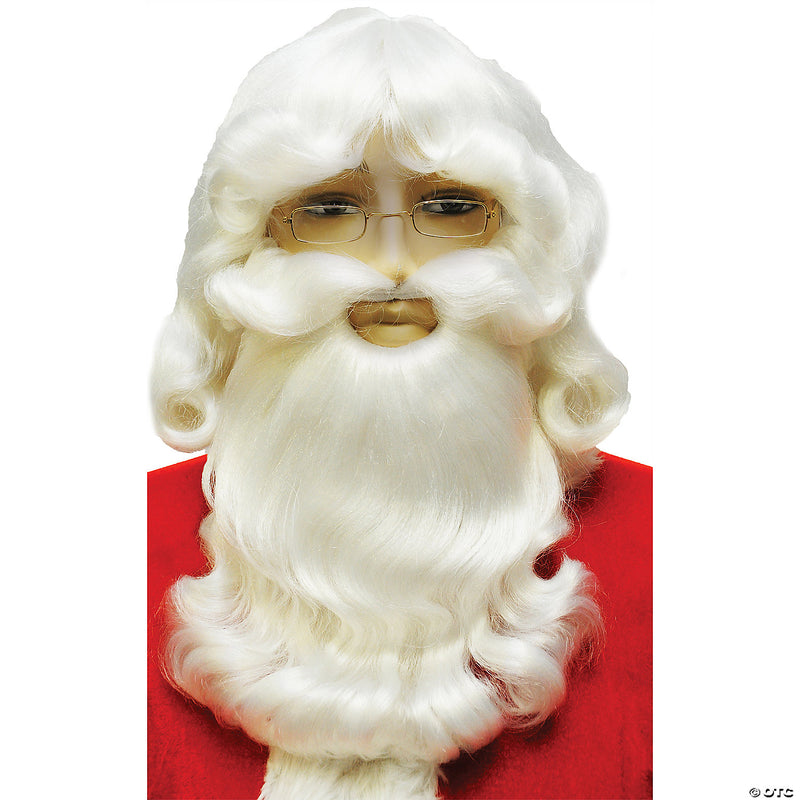 Jolly Santa Wig & Beard - image 1
