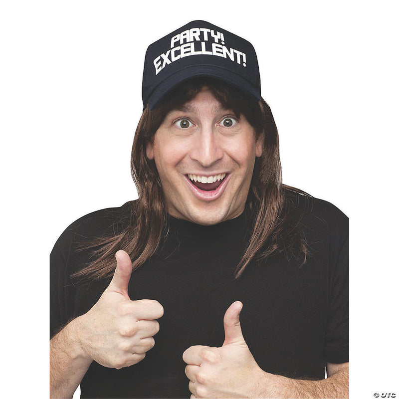 Wayne Campbell Wig & Hat - image 1