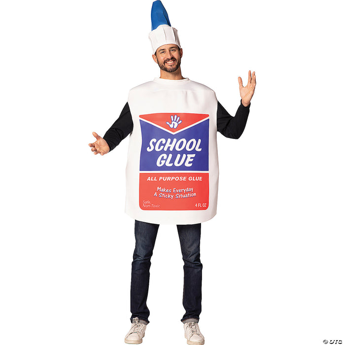School Glue Squeeze Bottle Adult Costume