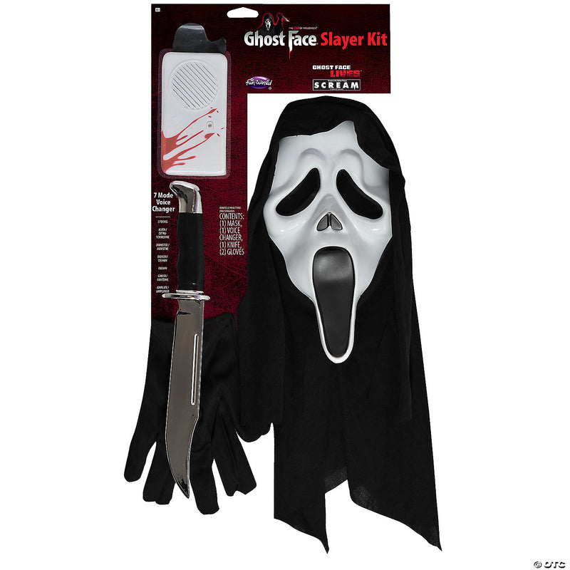 Scream Ghost Face Slayer Kit with Mask, Knife & Voice Box - image 1
