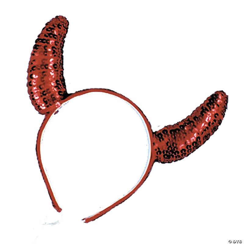 Sequin Devil Horns - image 1