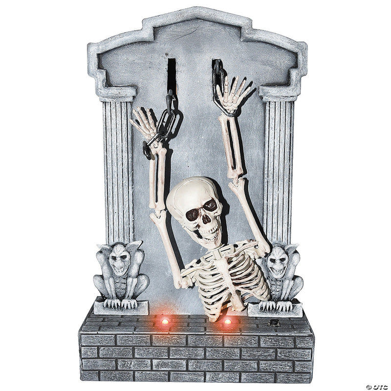 Shaking Skeleton On Tombstone - image 1