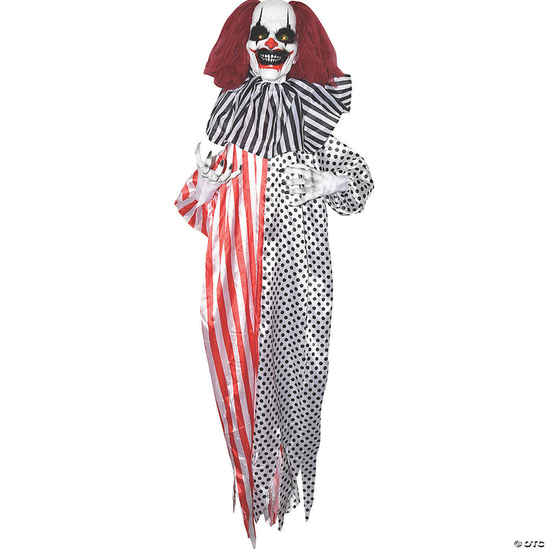 5' Hanging Shaking Clown Halloween Decoration - image 1