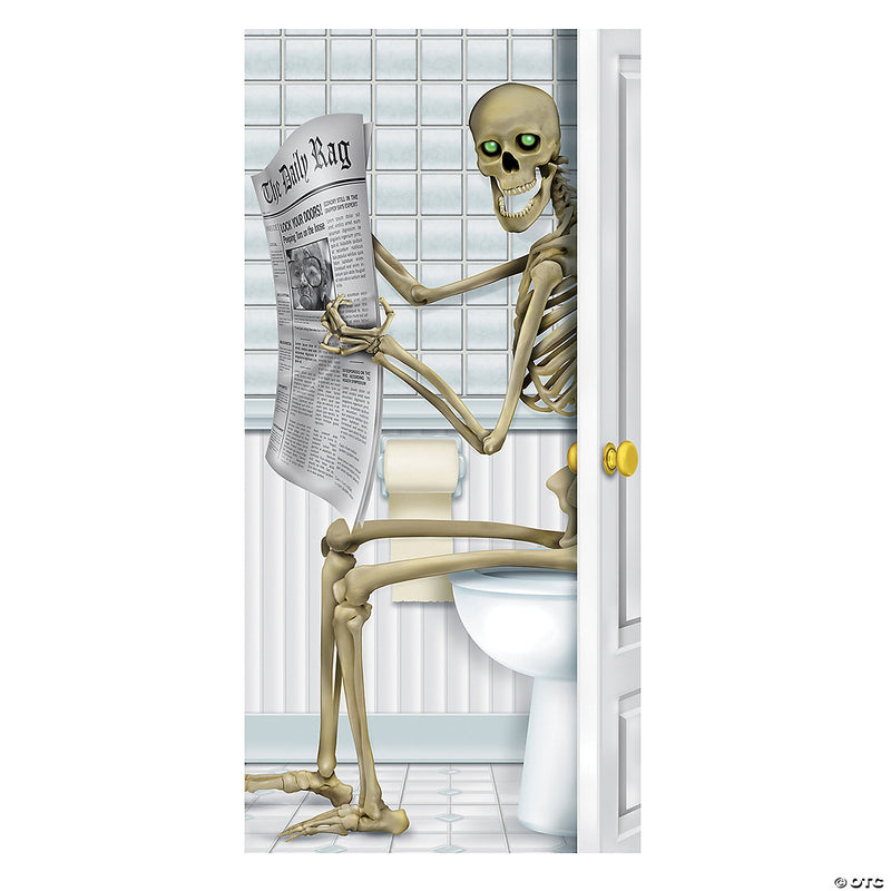 Skeleton Bathroom Door Cover - image 1