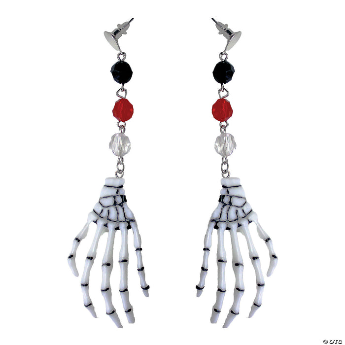 Skeleton Hand Drop Earrings