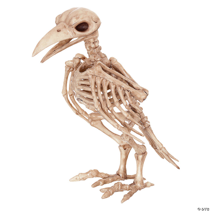 6.5" Raven Skeleton Decoration