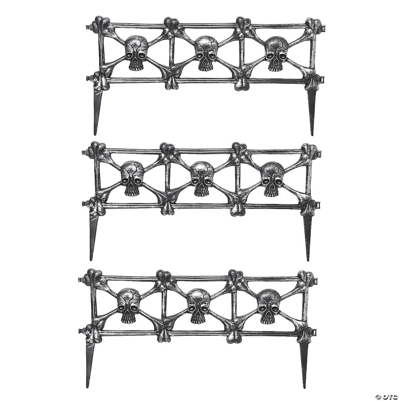 Skull Graveyard Fence Decoration | Costume-Shop.com