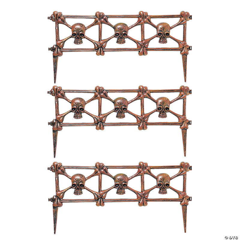 Skull Graveyard Fence Decoration | Costume-Shop.com
