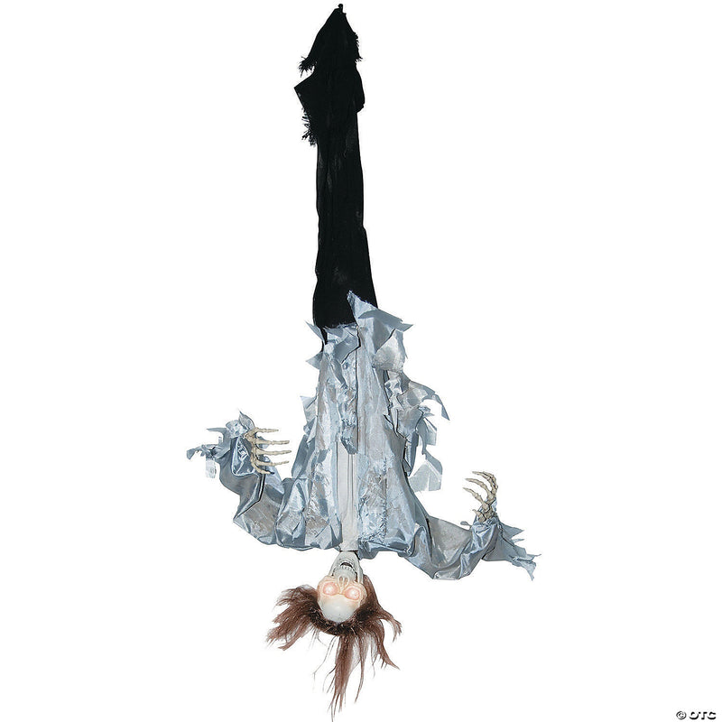 Slashing Upside Down Reaper Halloween Decoration - image 1