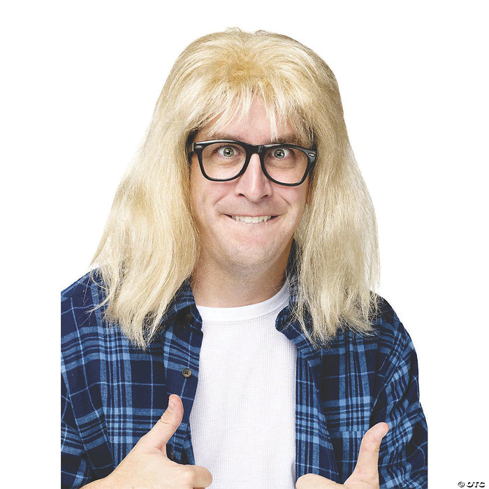 SNL Garth A Largear Wig & Glasses