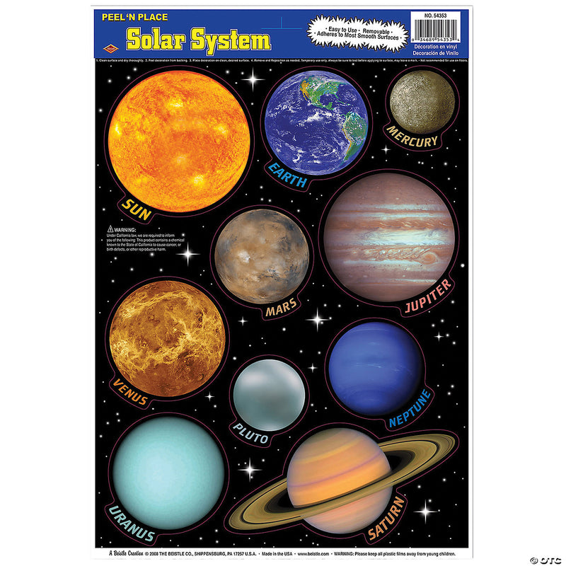 Solar System Peel N Place - image 1