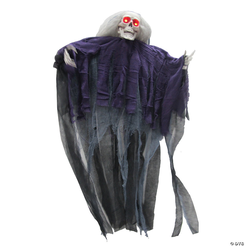 28" Sound Activated Hanging Reaper Decoration - image 1