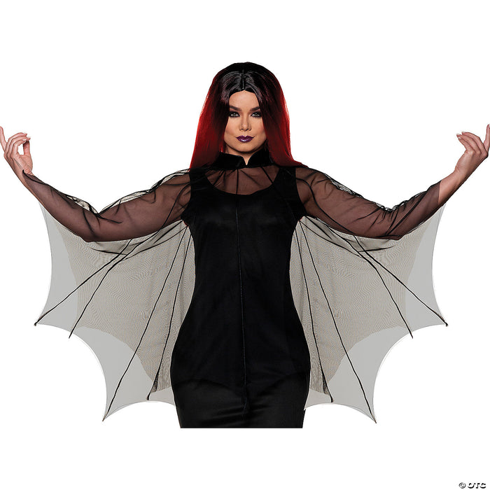 Spider Web Sheer Poncho One Size
