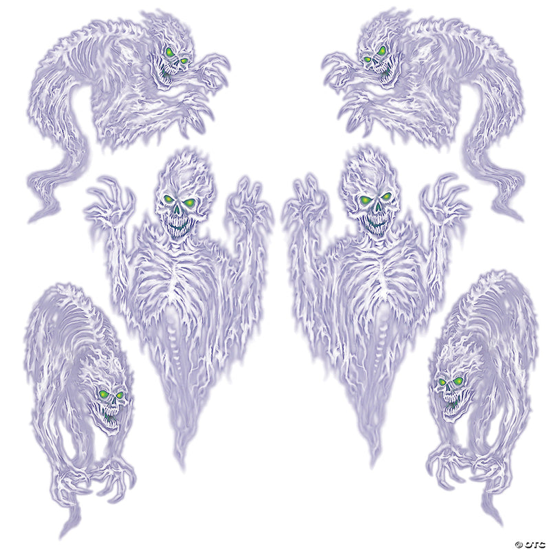 Spooky Spirit Plastic Wall Accents - image 1