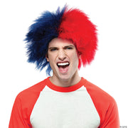 Sports Supporter Wig | Costume-Shop.com - BURGUNDY - image 4