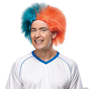 Sports Supporter Wig | Costume-Shop.com - BURGUNDY - image 5