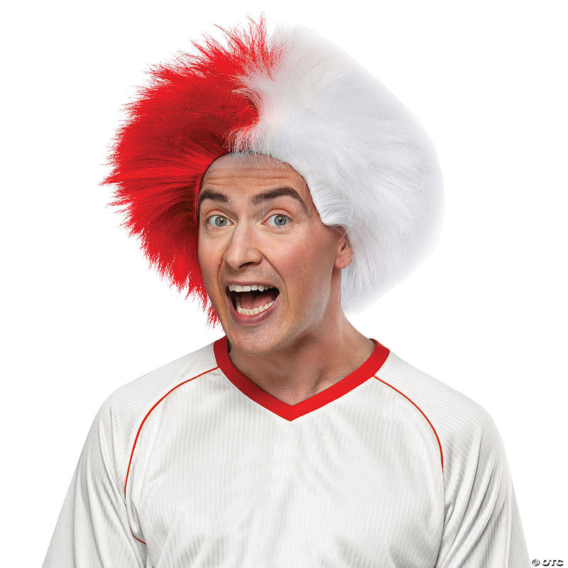 Sports Supporter Wig | Costume-Shop.com - BURGUNDY - image 7