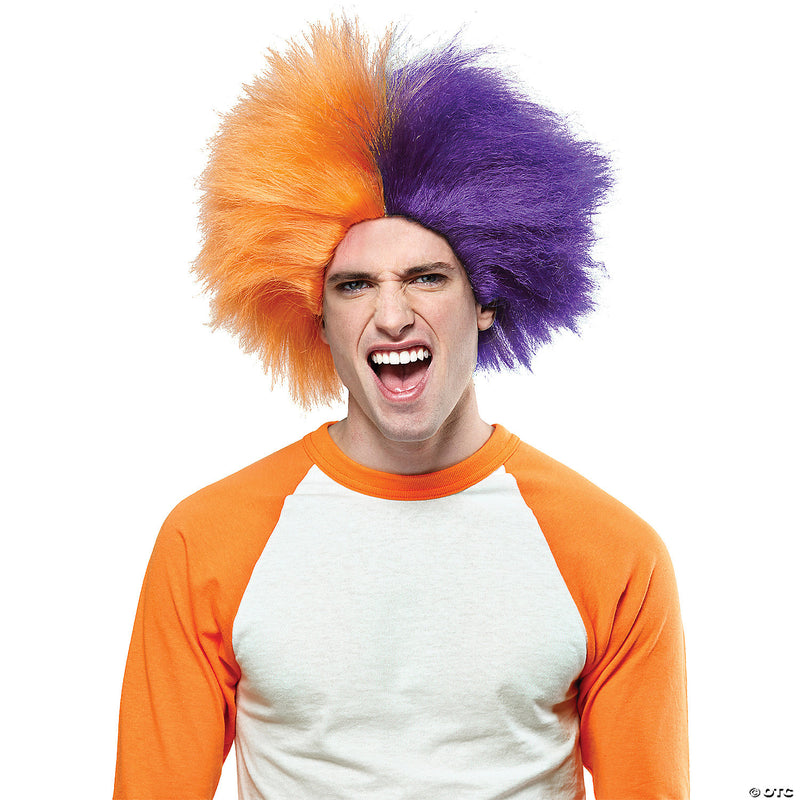 Sports Supporter Wig | Costume-Shop.com - BURGUNDY - image 11
