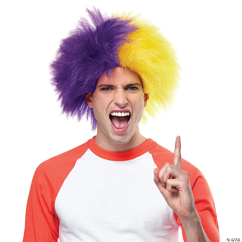 Sports Supporter Wig | Costume-Shop.com - BURGUNDY - image 12