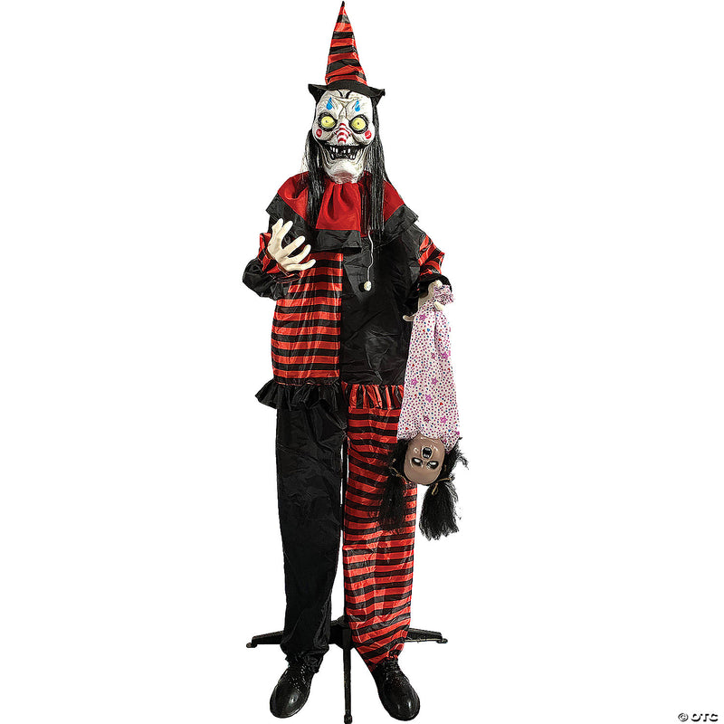 Standing Shaking Clown Prop - image 1