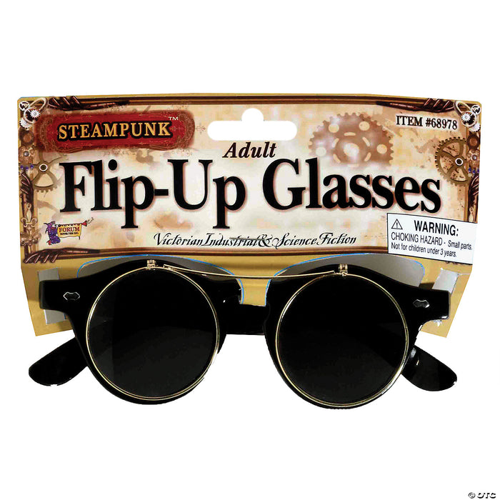 Steampunk Glasses - 1 Pc.