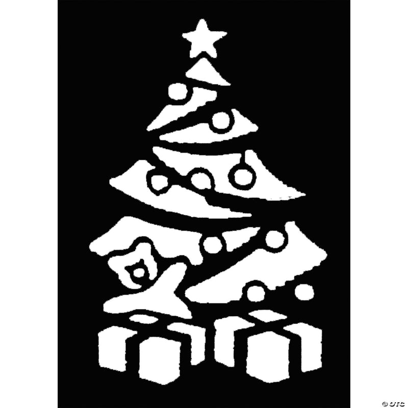 Stencil Christmas Tree, Brass - image 1