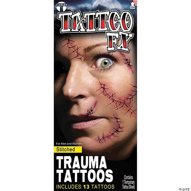 Stitched Trauma Tattoo FX | Costume-Shop.com - image 1