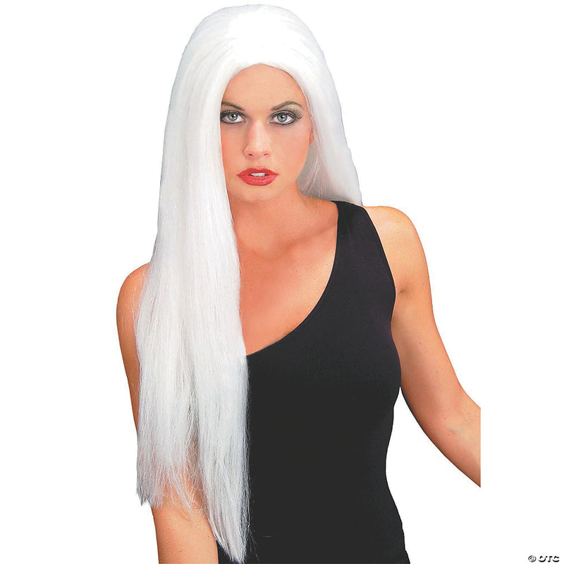 Classic Long Straight Wig | Costume-shop.com - BLACK - image 4