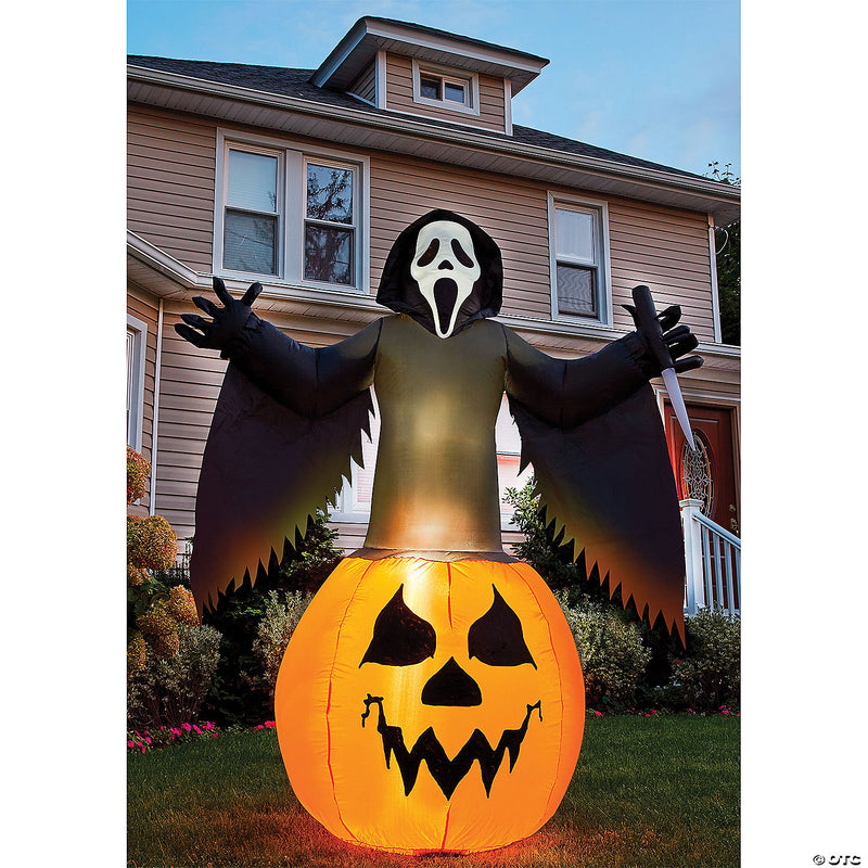 Ghost Face Pumpkin Inflatable Australia - image 1