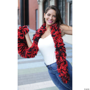 Super Featherless Boa | Costume-Shop.com - RED/BLACK - image 1