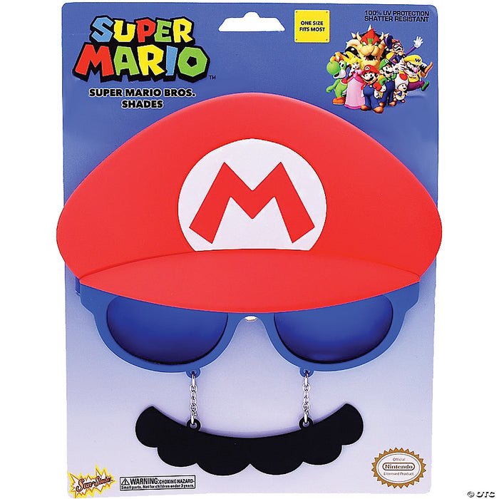Super Mario Glasses - 1 Pc.