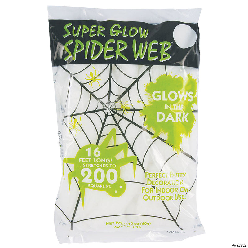 Super Stretch Spider Web Decoration - WHITE - image 2