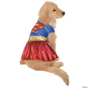 Supergirl Dog Halloween Costume - LARGE - image 2